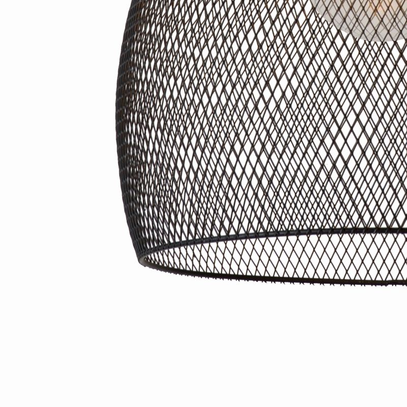 Lucide MESH - Závesné svietidlo - Ø 28 cm - 1xE27 - Čierna